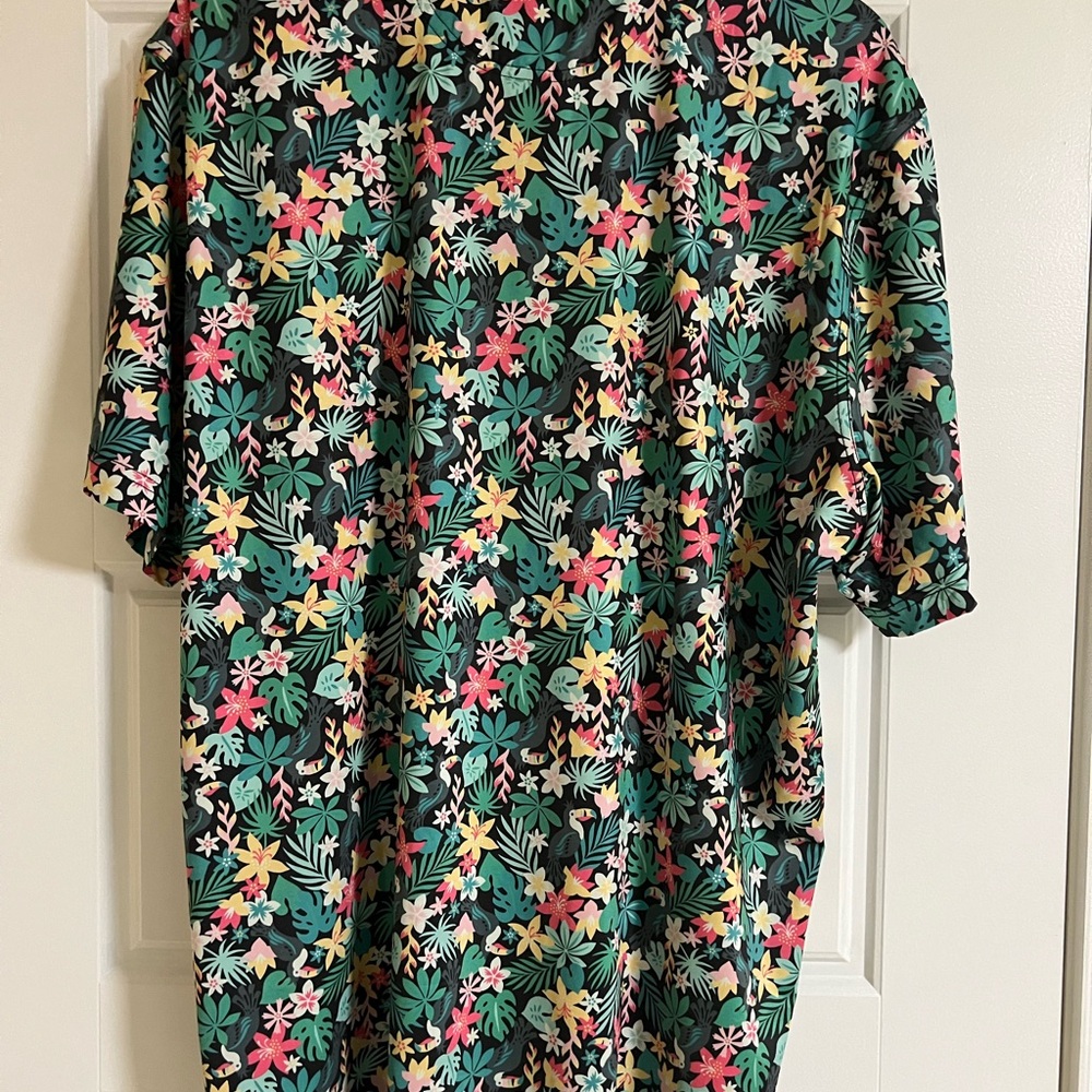 Chubbies Tropical Floral Men's Performance Polo All over Print - Picture 5 of 9